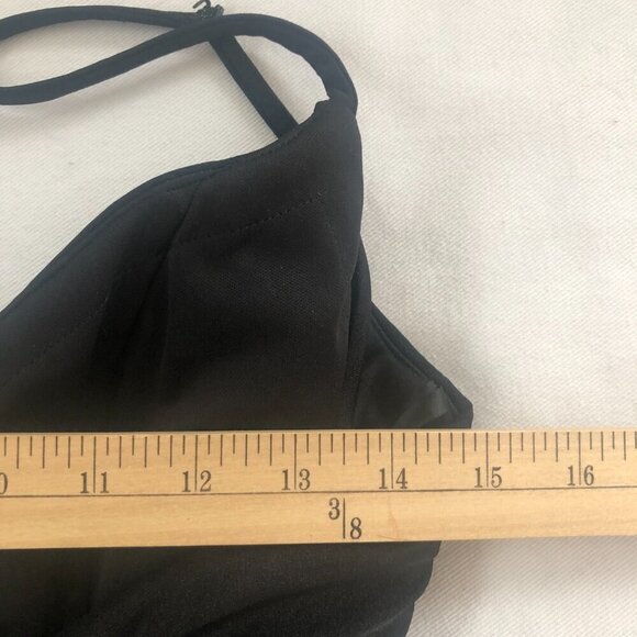 La Femme Black Sleeveless Maxi Dress Size 0 NWT - Picture 6 of 11